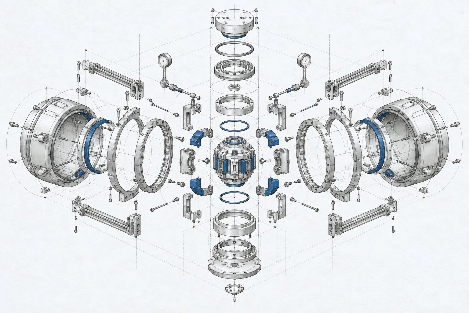 An exploded technical drawing for Everything Is Context