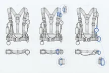 An exploded technical assembly for The Self-Evolving Harness